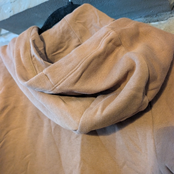 Nike Women's Club Hoodie Tan, Small - Picture 7 of 7